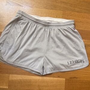 Lehigh University Champion Women's Light Gray Athletic Shorts